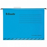 Подвесная папка А4 Esselte Classic (345x240мм, до 200л., картон, с разделителями) синяя, 1шт. (90311)