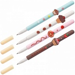 Ручка шариковая Meshu Sweets (0.5мм, синий цвет чернил, софтач, разные цвета корпуса) 1шт. (296399)