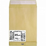 Пакет почтовый B4 Packpost Extrapack (250x353x40, 120г, стрип) крафт, 25шт.