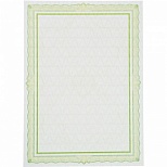 Сертификатная бумага Attache (А4, 100г, зеленая с водяными знаками) 25шт.