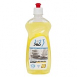 Средство для мытья посуды 1-2-Pro Лимон, 500мл