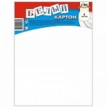 Картон белый немелованный Апплика (А4, 8 листов) (С2768-01)