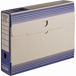 Короб архивный Attache (256x75x322мм, 75мм, до 700л., картон) синий