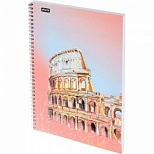 Бизнес-тетрадь А4 Attache Selection Travel Italy, 96 листов, клетка, на спирали (203х290мм)