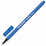 Ручка капиллярная Brauberg Aero (0.4мм, метал.наконечник, трехгранная) голубая (142259)
