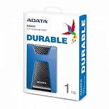 Внешний жесткий диск A-Data DashDrive Durable HD650, 1Тб, синий (AHD650-1TU31-CBL)