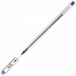 Ручка шариковая Attache Classic (0.7мм, синий цвет чернил, корпус прозрачный) 1шт.