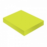 Стикеры (самоклеящийся блок) Attache, 76х51мм, желтый неон, 100 листов