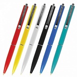 Ручка шариковая автоматическая Schneider K15 (0.5мм, синий цвет чернил, корпус цветной) 50шт. (130800)