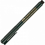 Ручка капиллярная Faber-Castell "Finepen 1511" (0.4мм, трехгранная) черная (151199)