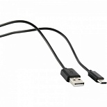 Кабель USB2.0 Red Line, USB-A - USB Type-C, 2м, черный (УТ000017102)