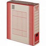 Короб архивный Attache (256x75x322мм, 75мм, до 700л., картон) красный