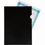 Папка-уголок Attache (А4, 180мкм, пластик) черная, 10шт.