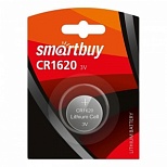 Батарейка SmartBuy CR1620 (3 В) литиевая (блистер, 12шт.)