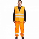 Спец.одежда Жилет сигнальный тип 2Т, оранжевый (размер 52-54 (XL))