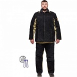 Униформа Костюм сварщика утепленный, цвет хаки/черный (размер 56-58, рост 170-176)