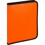 Папка-конверт на молнии Attache Neon (А5, 700мкм, пластик) оранжевая, 4шт.