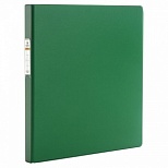 Папка-скоросшиватель с пружинным механизмом Brauberg (А4, 35мм, до 290л., картон/ПВХ) зеленая, 25шт.