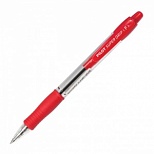 Ручка шариковая автоматическая Pilot Super Grip (0.32мм, красный цвет чернил, масляная основа) 1шт. (BPGP-10R-F-R)
