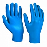 Перчатки одноразовые латексные Manipula Specialist Эксперт DG-043, синие, размер 9 (L), 50 пар в упаковке