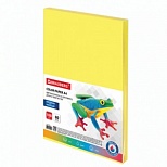 Бумага цветная А4 Brauberg, медиум желтая, 80 г/кв.м, 5 пачек по 100 листов (112454)