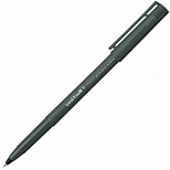 Ручка-роллер Uni-Ball II Micro (0.24мм, черный цвет чернил, корпус черный) 1шт. (UB-104 Black)