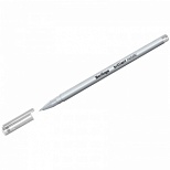 Ручка гелевая Berlingo Brilliant Metallic (0.6мм, серебристый металлик) 1шт. (CGp_40010)