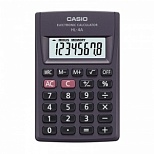 Калькулятор карманный Casio HL-4A (8-разрядный) черный (HL-4A)