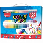 Набор для рисования Maped Color'Peps Kit 100, 100 предметов, пласт. футляр (907003)