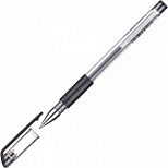 Ручка гелевая Attache Gelios-010 (0.5мм, черный, резиновая манжетка) 1шт.