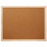 Доска пробковая Attache Economy Softboard (45x60см, иск.пробка, деревянная рамка, коричневая)