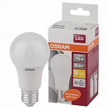 Лампа светодиодная Osram A (8.5Вт, E27) теплый белый, 10шт. (4052899971554)