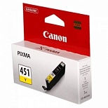 Картридж оригинальный Canon CLI-451Y (320 страниц) желтый (6526B001)