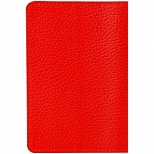 Обложка для паспорта OfficeSpace "Naples", кожа, красный, тиснение фольгой (311093), 24шт.