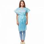 Мед.одежда Халат нестерильный Чистовье Кимоно голубой (размер 50-56) 10шт.