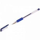 Ручка гелевая OfficeSpace (0.4мм, синий, резиновая манжетка) 1шт. (GLL10_1329)