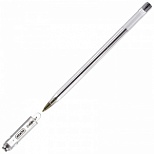 Ручка шариковая Attache Classic (0.7мм, черный цвет чернил, корпус прозрачный) 1шт.
