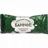 Мыло кусковое туалетное Донагропродукт "Банное", 90г, флоу-пак, 90шт. (303242)