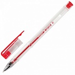 Ручка гелевая Staff (0.35мм, красный, детали в цвет чернил) 1шт. (GP109)