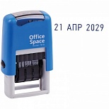 Датер автоматический ленточный OfficeSpace (1 строка, 3мм, русский) (BSt_40521), 10шт.