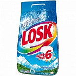 Стиральный порошок-автомат Losk "Горное озеро", для белого белья, 5.4кг (9000101414240)