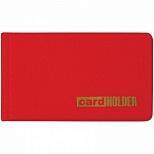 Визитница карманная OfficeSpace (на 20 визиток, пвх, 65x110мм) красная (260770)