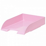 Лоток для бумаг горизонтальный Attache Selection Flamingo, розовый