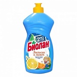 Средство для мытья посуды Биолан "Апельсин и лимон", 450г