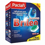 Таблетки для посудомоечных машин Paclan Brileo Classic, 110шт. (419260)