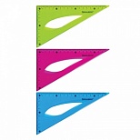 Треугольник 30°, 18см Brauberg Flex, пластик цветной, 24шт. (210677)