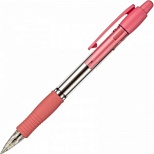 Ручка шариковая автоматическая Pilot Super Grip (0.32мм, синий цвет чернил, масляная основа, корпус розовый) 1шт. (BPGP-10R-F-P)