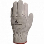 Перчатки защитные кожаные Delta Plus FCN29, бежевые, размер 8 (M), 1 пара