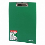 Доска-планшет Brauberg Contract (А4, до 50 листов, плотный пластик) зеленый (228682), 45шт.