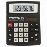 Калькулятор настольный Staff STF-8008 (8-разрядный) черный